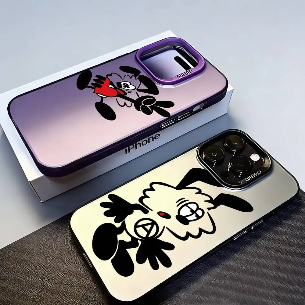 Capa de Celular ANIME V-VERDY Vick para iPhone 17, 16, 15, 14, 13, 12 Pro Max Preta Fosca Antichoque