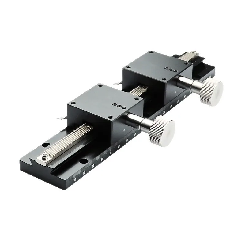X Z Axis Manual Dovetail Slide Table, Gear Rack Precision Vertical Lifting Optical Displacement Stage