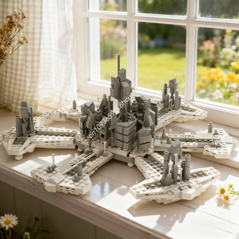 

744pcs MOC City Atlantis Stargate Icons Model Building Blocks Construction Christmas Gifts Toys Idea Education Brick Birthday