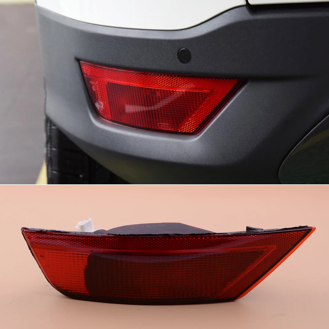 CITALL Left Car Auto  Rear Tail Bumper Fog Light Lamp House fit for Ford Kuga MK2 2013 2014 2015 2016 2017 2018