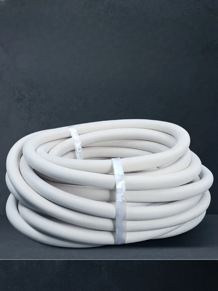 Soft White Rubber Hose, Heat-Resistant, Wear-Resistant, Oil Resistant, High-pressure