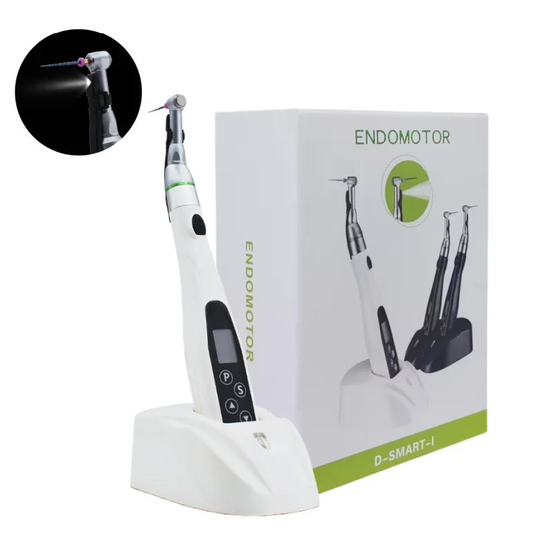 den tal Wireless Endo Motor Led Endodontic Mate 16:1 Contra Angle Therapy Instrument Root Canal Treatment