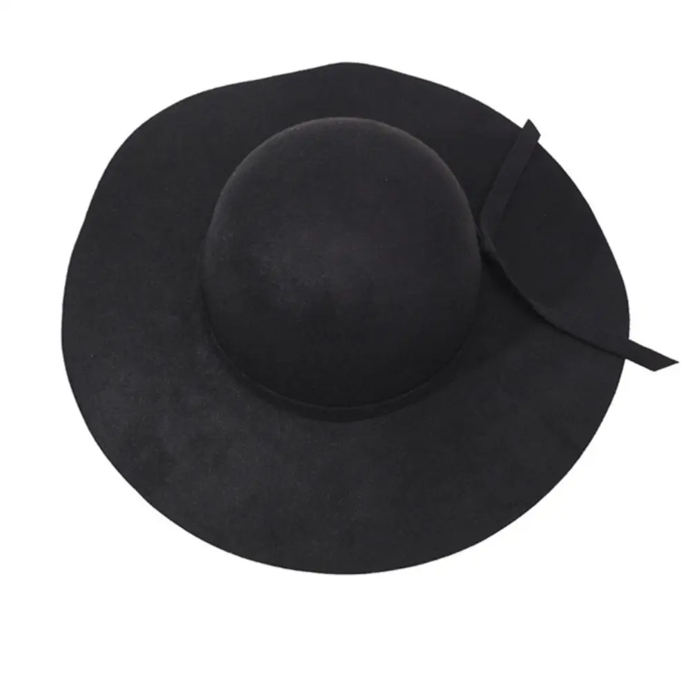 Fischerhut im Vintage-Stil, faltbares Design, breite Krempe, Sonnenschutz, Filzmaterial, Floppy-Fedora-Hüte, Freizeitkleidung