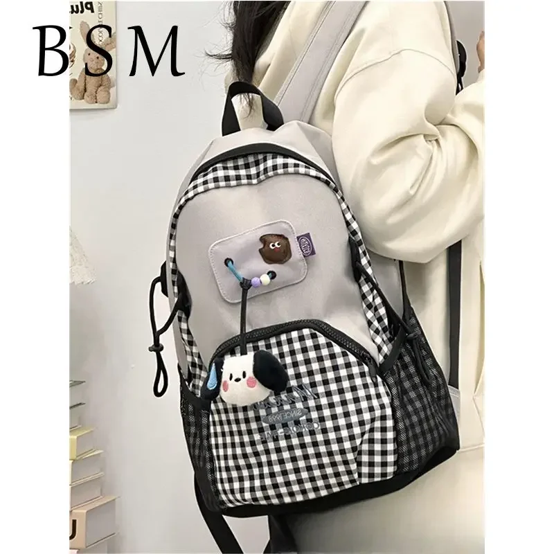 Ins Cute Backpack for Women Waterproof Large Capacity Shoulder Bag Student School Backpack Casual Travel Mochilas Para Mujer