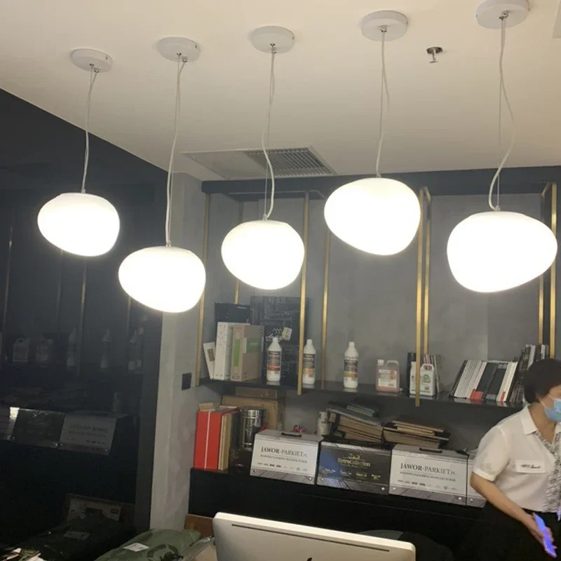 Imagem -06 - Designer Italiano Bola de Vidro Pingente Luz Lustre Teto Suspensão Lâmpada Pendurada