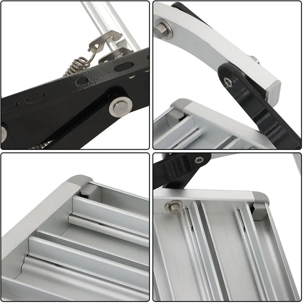 منصة تخييم RV قابلة للسحب يدويًا وقابلة للسحب بخطوتين ومضادة للانزلاق #5