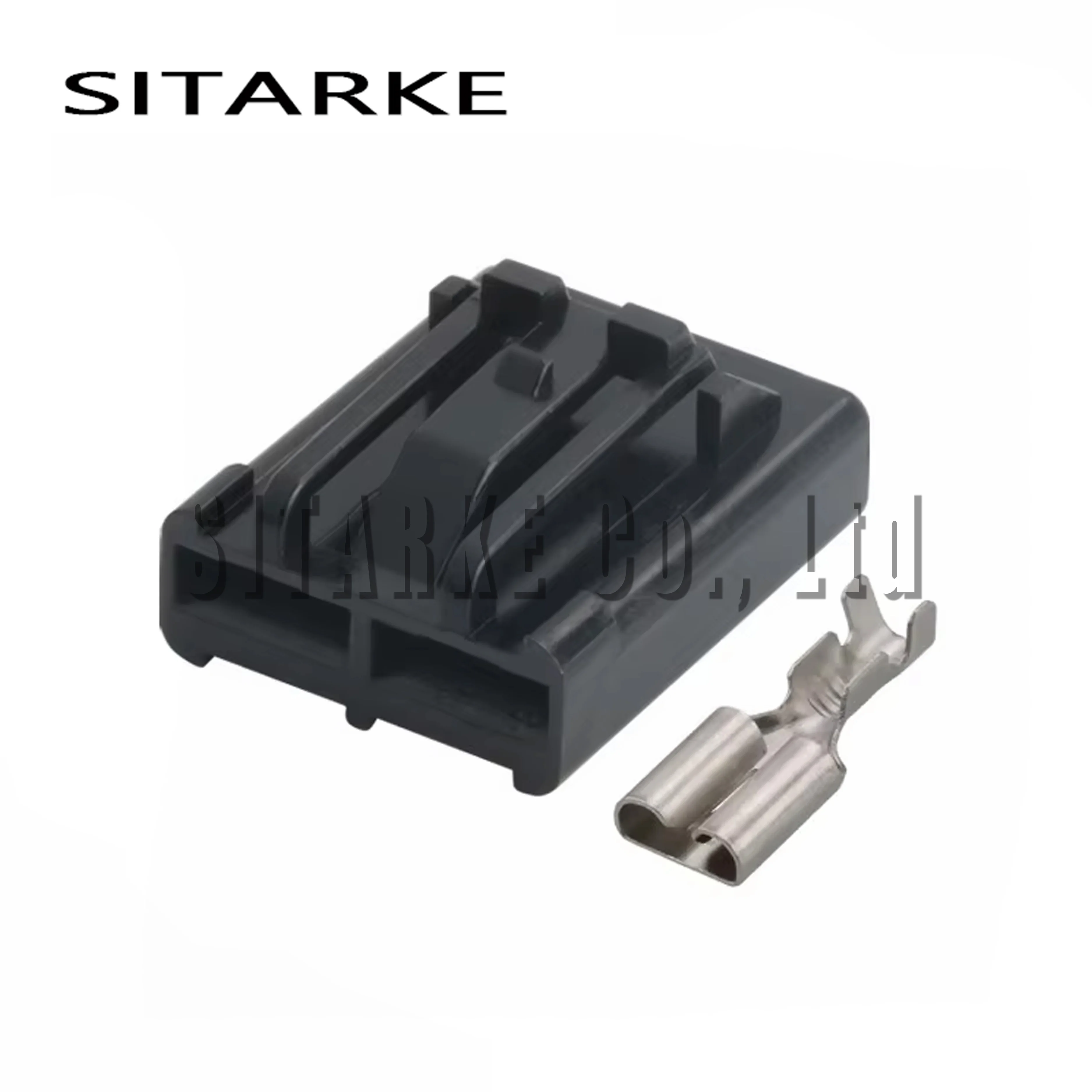1-20 Sets 2 Pin Car Engine Wiring Harness Socket Fuel Supply Pump Plug-in Fuel Pump Core Connector for Van Tyco 346027-1