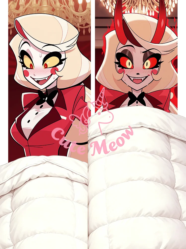 Charlie-Morningstar Dakimakura anime DIY girl Double-sided Print Life-size body pillows cover Adult pillowcase