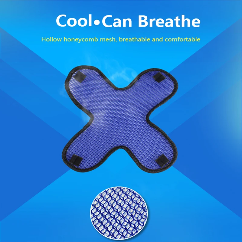 オートバイのヘルメットパッド,3Dハニカムヘルメット,メッシュパッド,断熱パッド,耐熱性,通気性ガスケット,4色