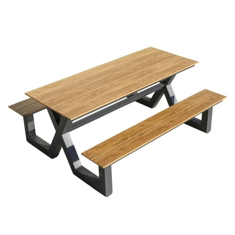 

Уличный стол и стулья для сада виллы, скамейка для парка, коммерческая скамья для двора