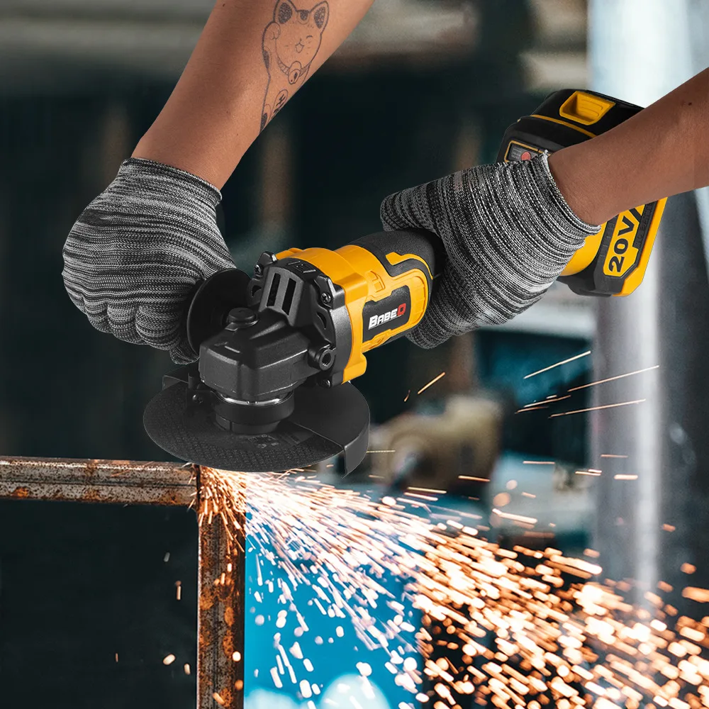 Imagem -05 - Brushless Elétrica Angle Grinder 125 mm para Makita 18v Bateria Grinder Máquina de Corte Faça Você Mesmo Woodworking Ferramenta Elétrica M14