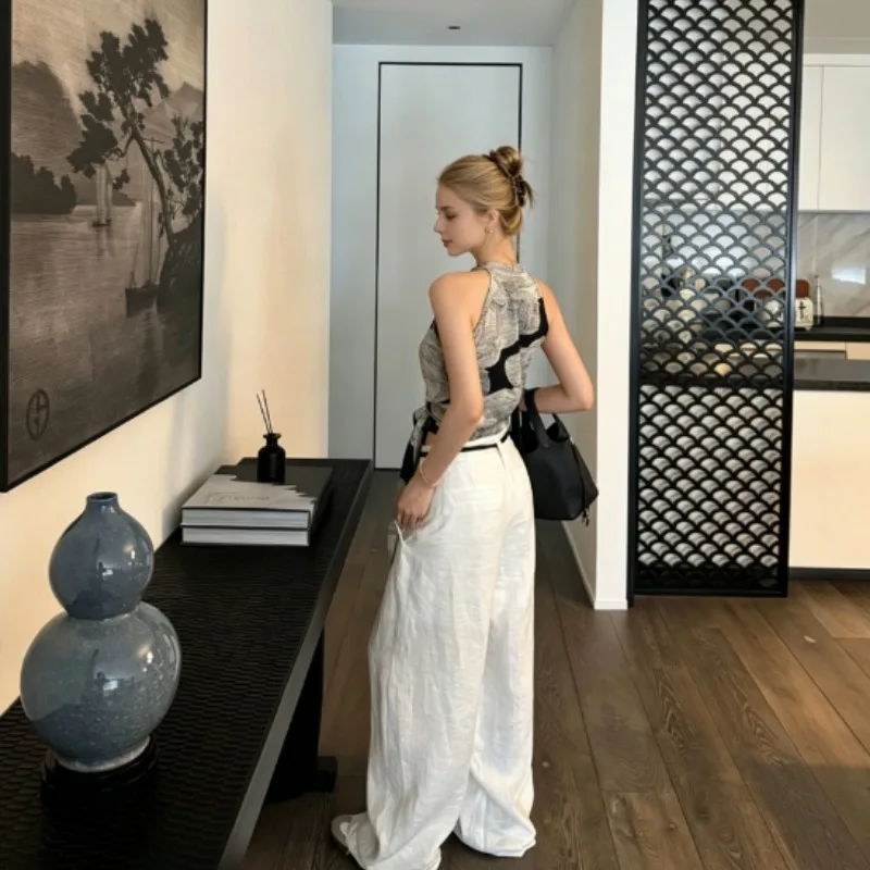Damen Tube Top Ärmelloses Oberteil Sommer-Tops für Frauen Damenmode 2026 Trend Tanktops Pinterest Weste – Detail 3