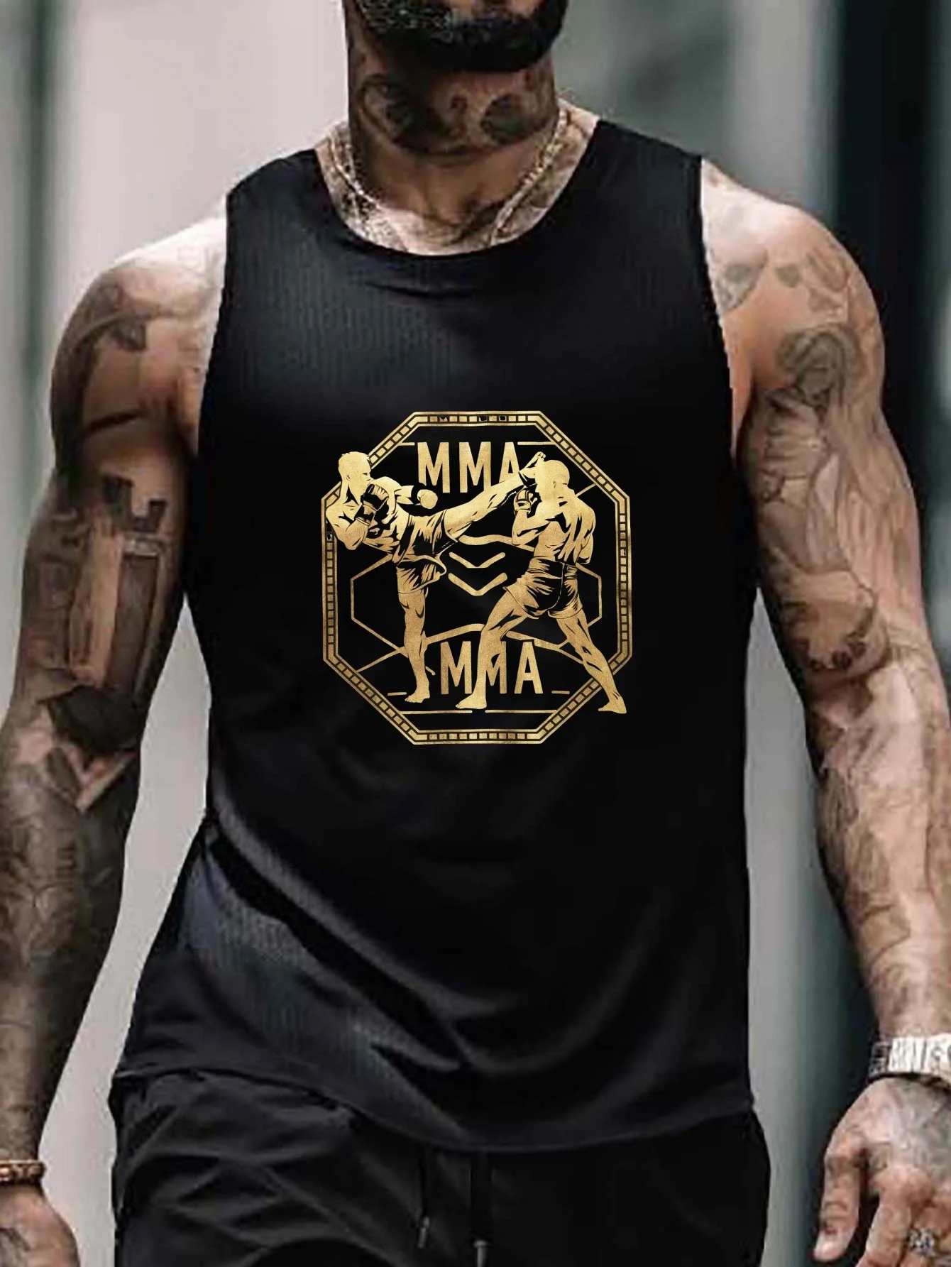 

MMA combat standard-sized men's vest