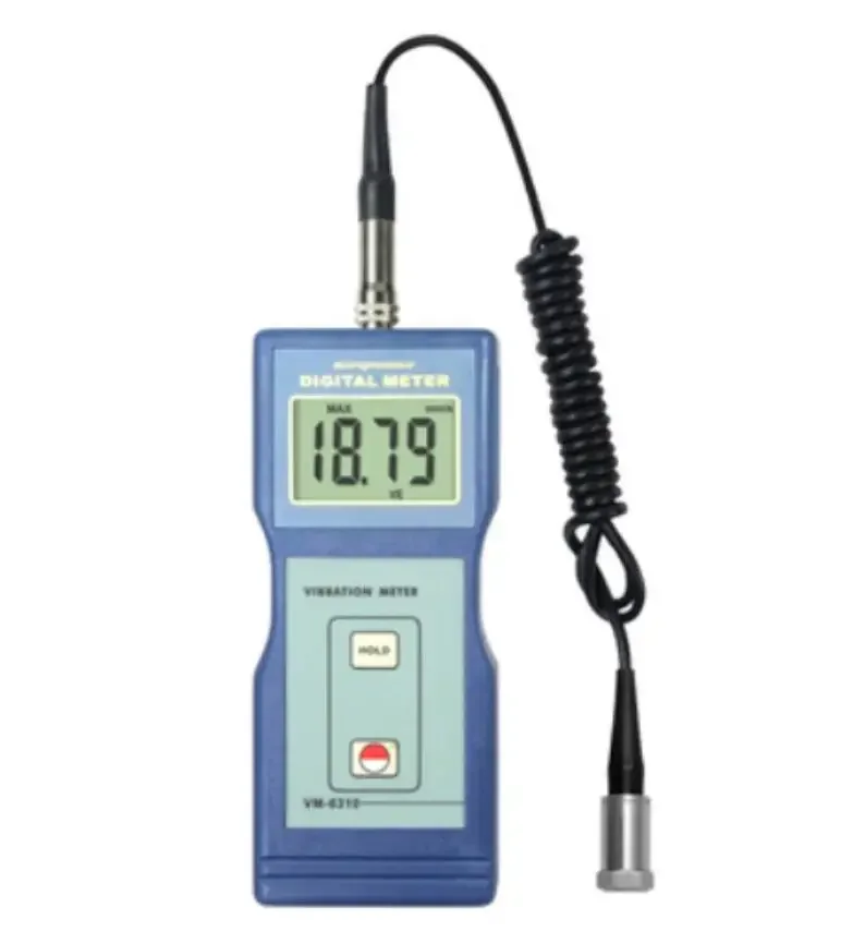 Digital Vibrometer Handheld Vibration Tester Meter VM-6310 Velocity Measuring