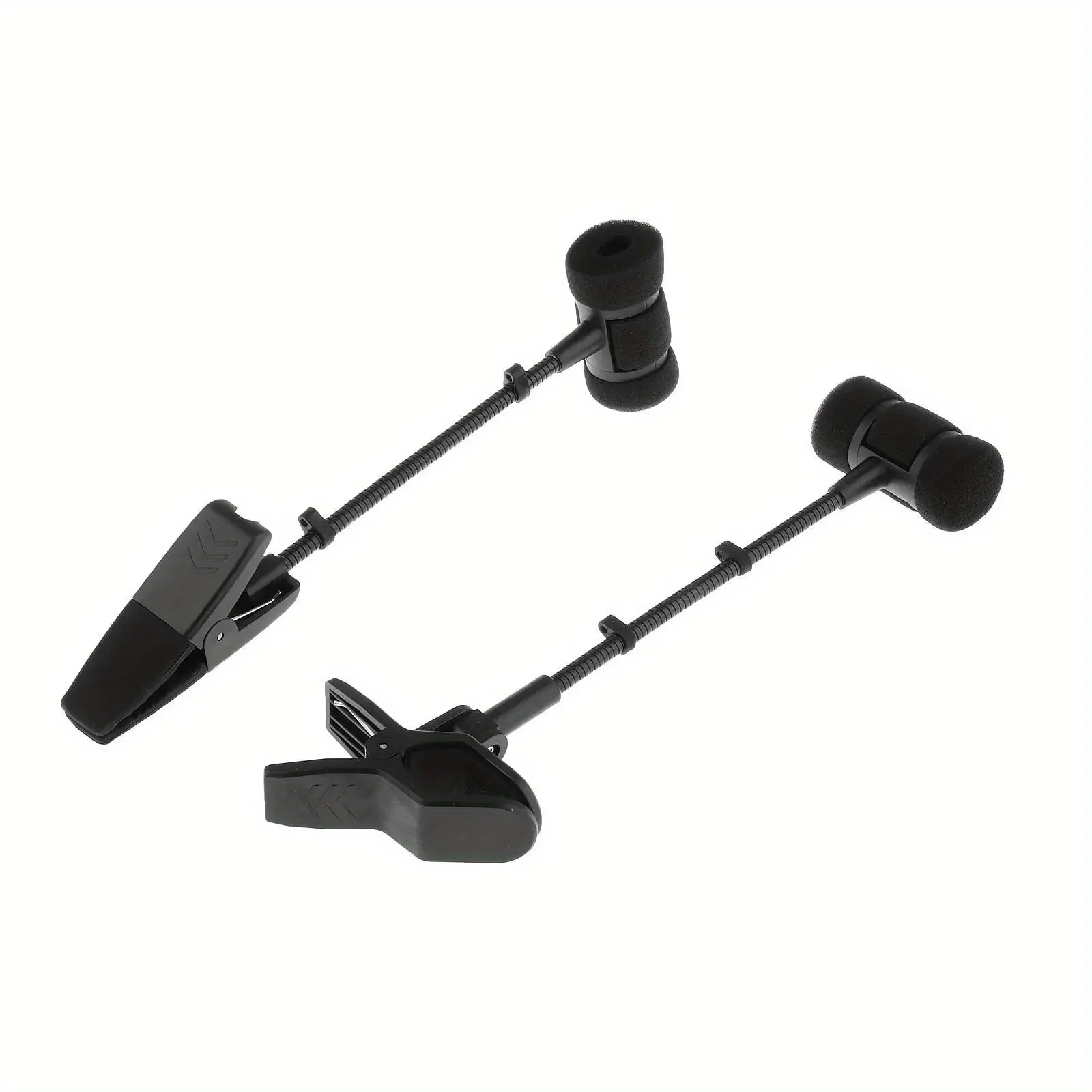 Microphone Clip for Saxophone Flute without Microphone, Musical Instrument Mic Support Bracket Gooseneck Holder Rack Mount Stand
