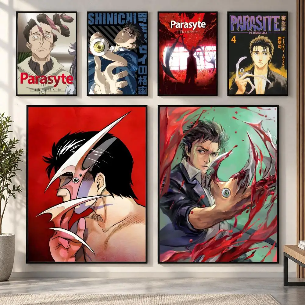 P-Parasyte The G-Grey Poster HD art sticky wall waterproof home living room bedroom bar aesthetic decoration