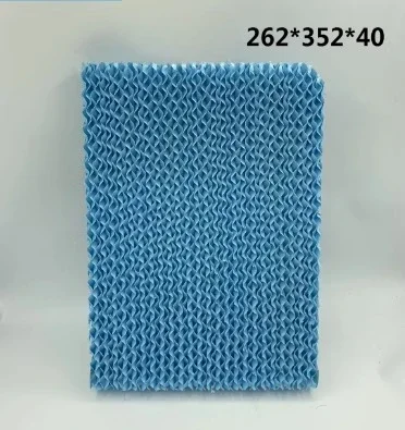 Pour Midea climatisation ventilateur accessoires papier kraft rideau humide AC120-17ARW 262*352*40mm bleu