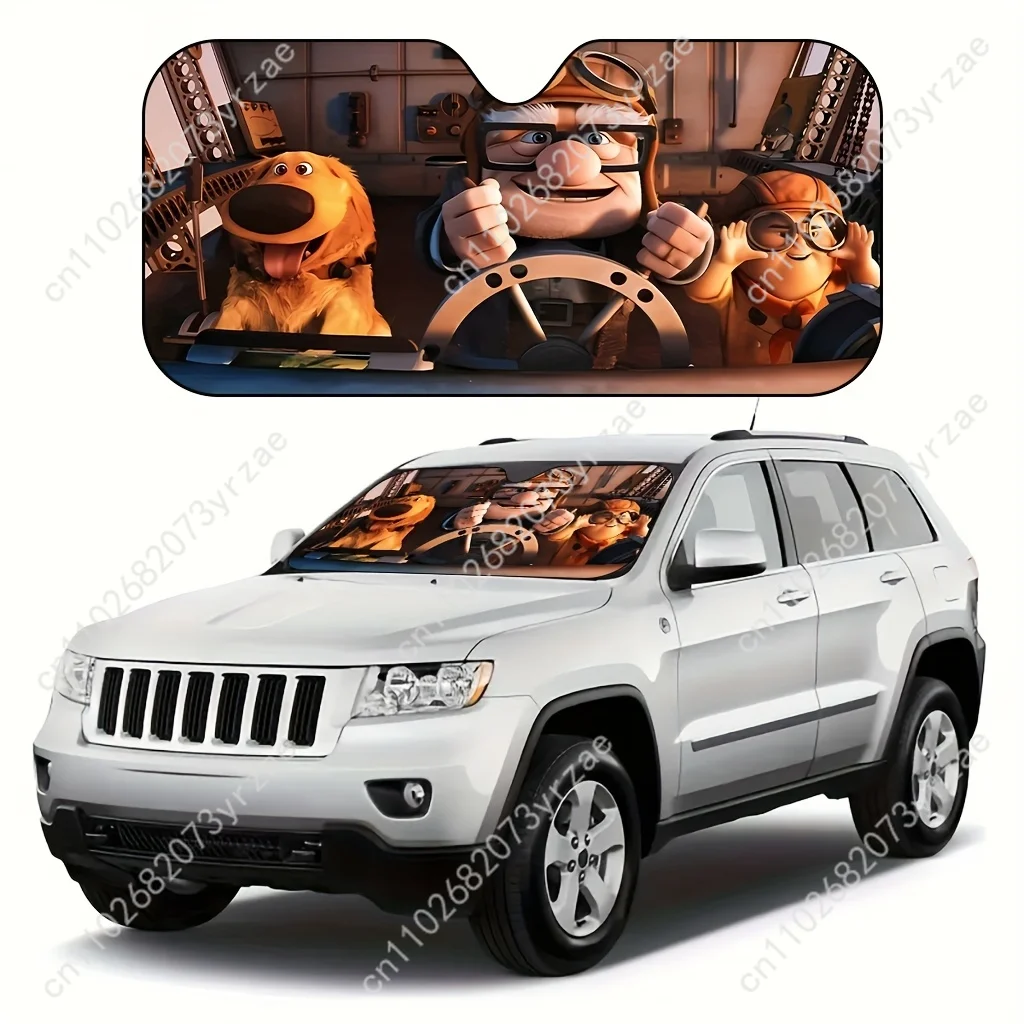 Солнцезащитный экран для автомобиля "Карл Фредриксен", защитит от тепла