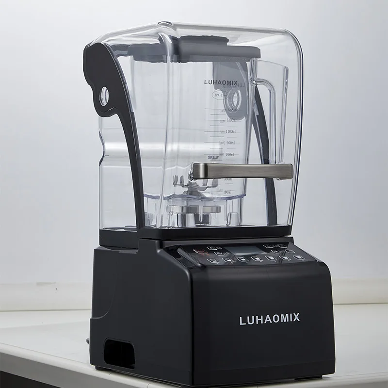 

Коммерческая звукоизолированная машина для измельчения льда и приготовления смузи для кафе и магазинов молочного чая, 1500 Вт