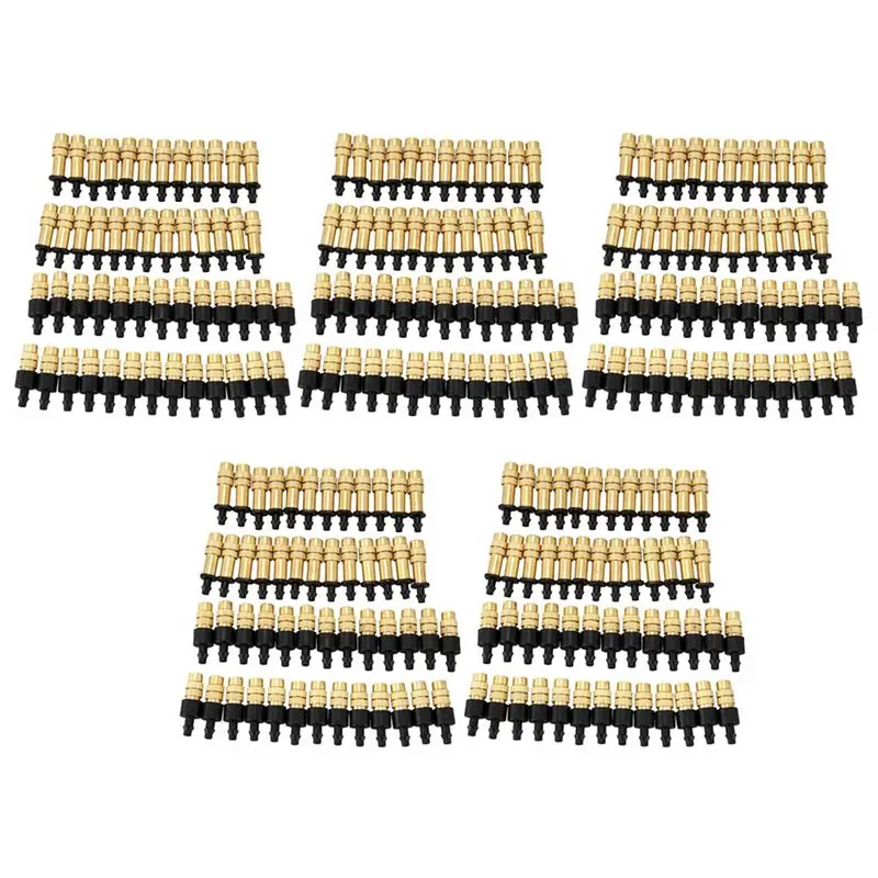 BHBD-250PCS Adjustable Sprayer Brass Misting Nozzle Atomizing Sprinkler For Mini Drip Garden Watering Irrigation Spray