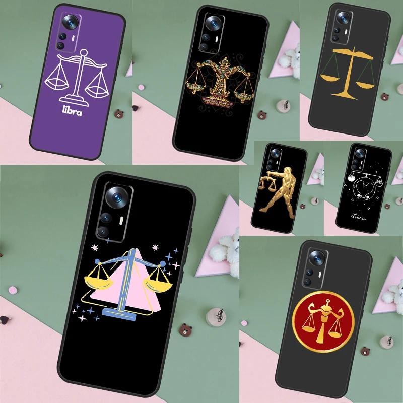 Zodiac Libra Balance Cover For Xiaomi 13 Pro 11T 12T 12X 12 Lite Case For POCO X3 X5 F5 Pro M6 X4 F4 GT M5s F3