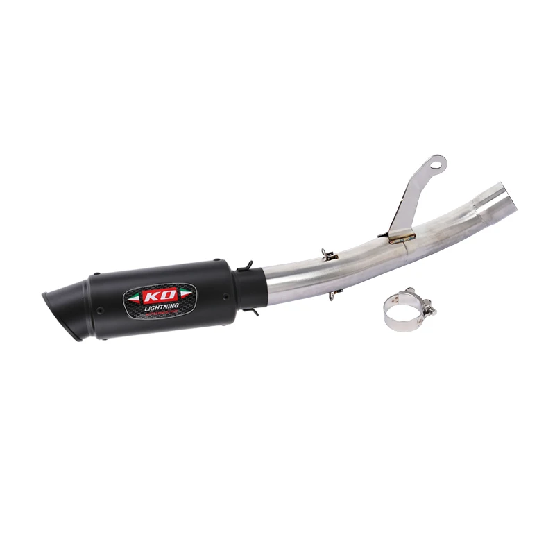 

Slip On For Triump Speed Triple 1200RS 1200RR 2022-2024 Motorcycle Mid Exhaust Link Pipe 51mm Muffler Escape Tip Stainless Steel