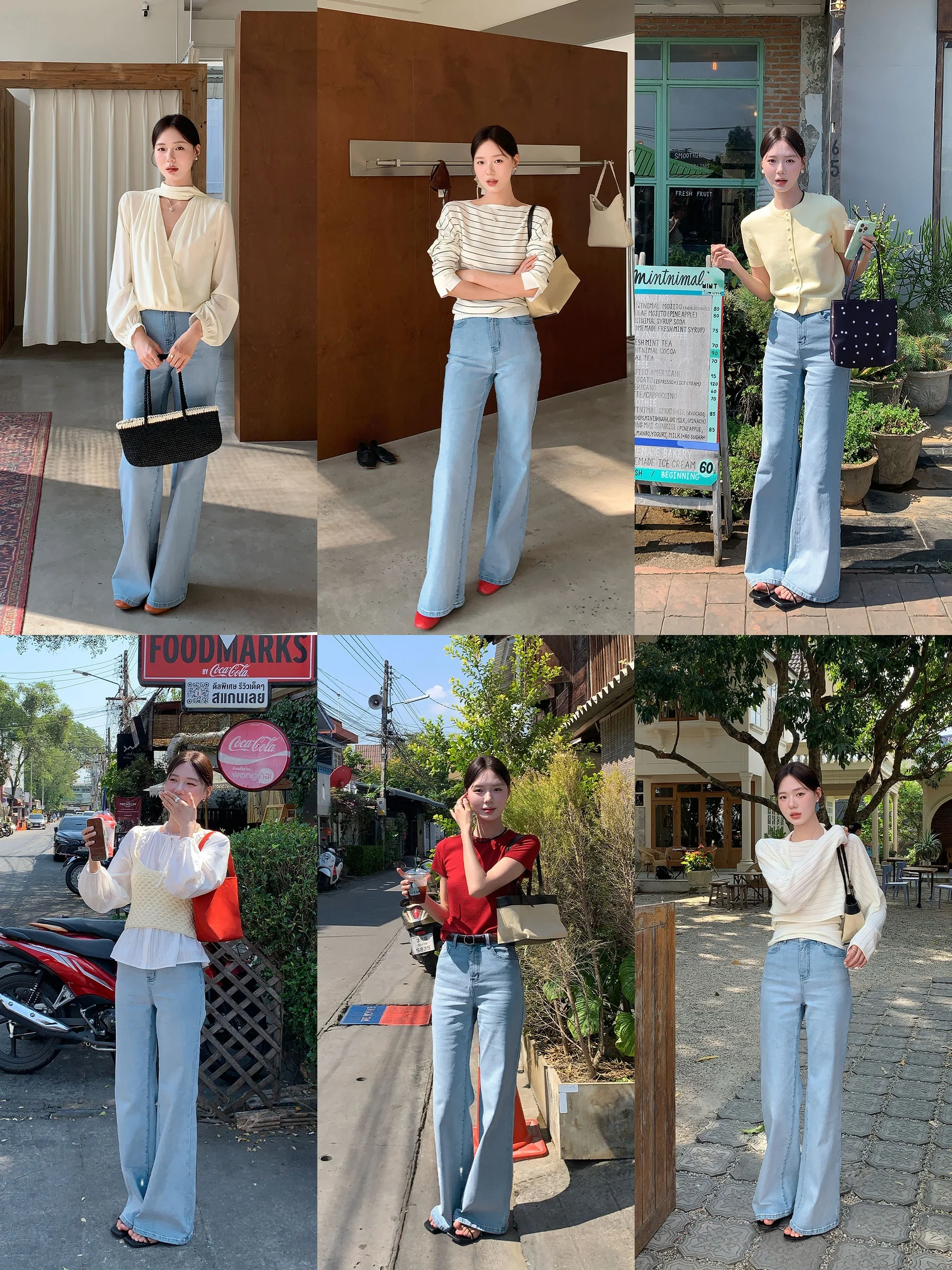 

Джинсы женские прямые светло-голубые с высокой талией, свободного кроя, универсальные, стройнящие, для повседневной носки, ранневесенняя коллекция