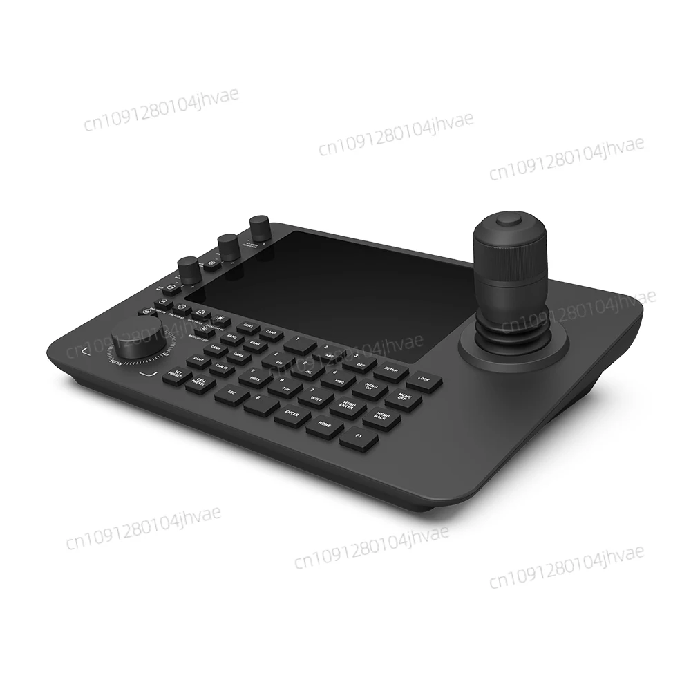 Controlador de joystick PTZ IP LCD de 7 polegadas para suporte de parede de TV de sistema de câmera CCTV