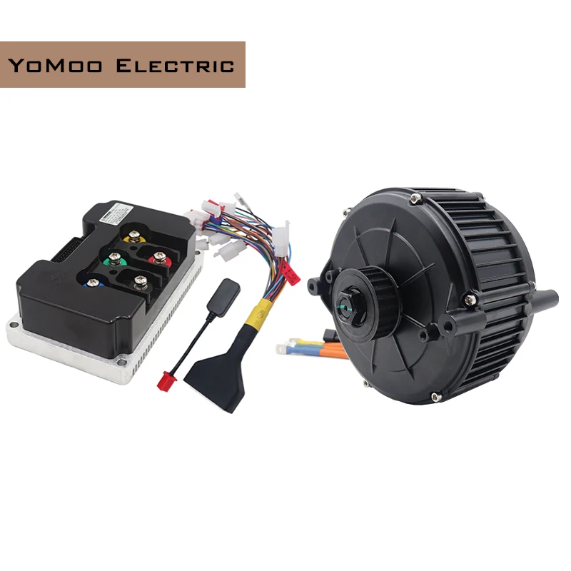 

QS165 5000W Peak 10KW 35H PMSM Mid Drive Motor Hall Sensor With FarDriver Controller ND72450 or ND72680 For E-Dirt Bike