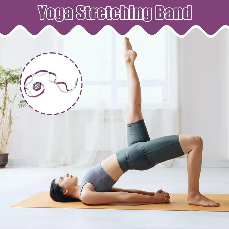 

Yoga Stretch Bands For Stretching Stretch Bands Non-elastic Resistance Exercise Bands Stretch Bands For Exercise And Flexibility