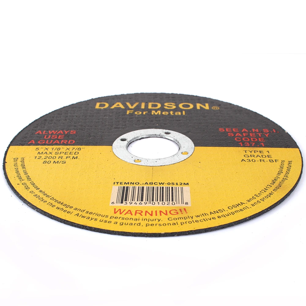 25PCS Metal Cutting Disc 5 Inch Grinder Disc Resin Cutting Off Saw Blade for Angle Grinder Metal Stainless Steel Iron Cutting