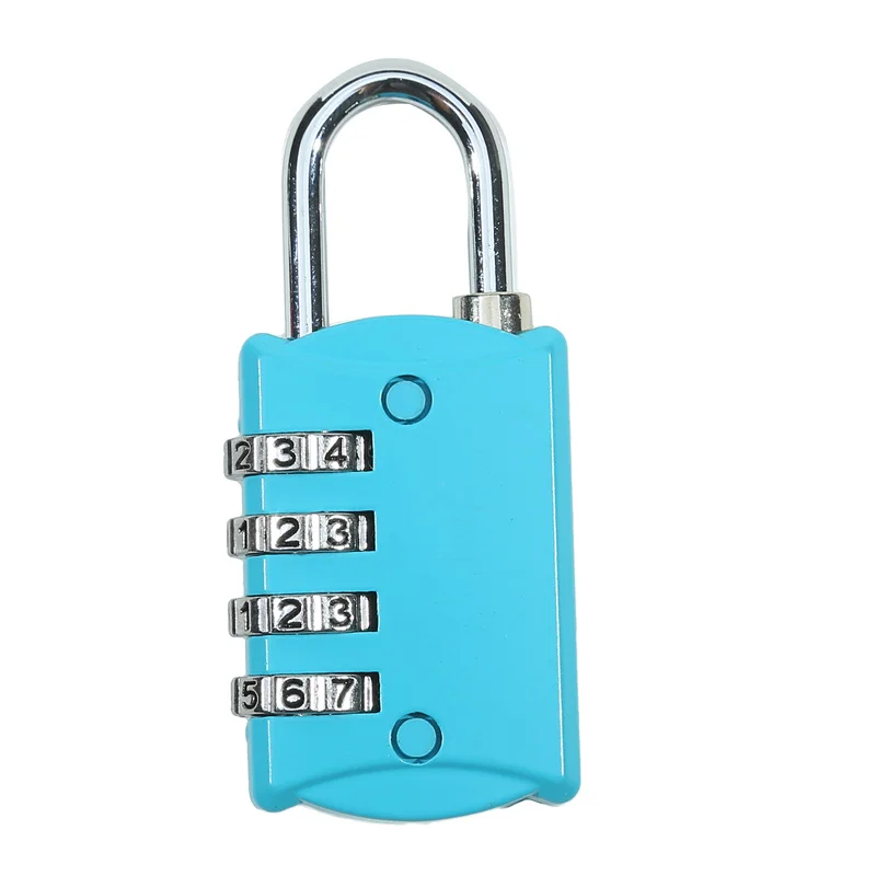 4 Dial Digit Password Lock Combination Suitcase Luggage Metal Code Password Locks Padlock Travel Safe Anti-Theft Cijfersloten