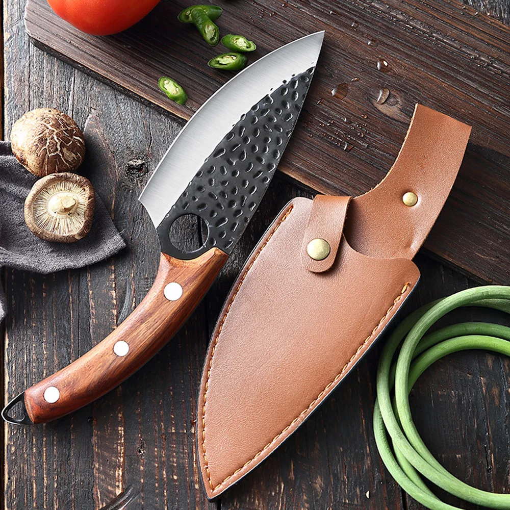 

Sharp Boning Knife Fishing Knife Cutter Butcher Knife Kitchen Chef Knife High Carbon Stainless Steel Handmade Forged Knife