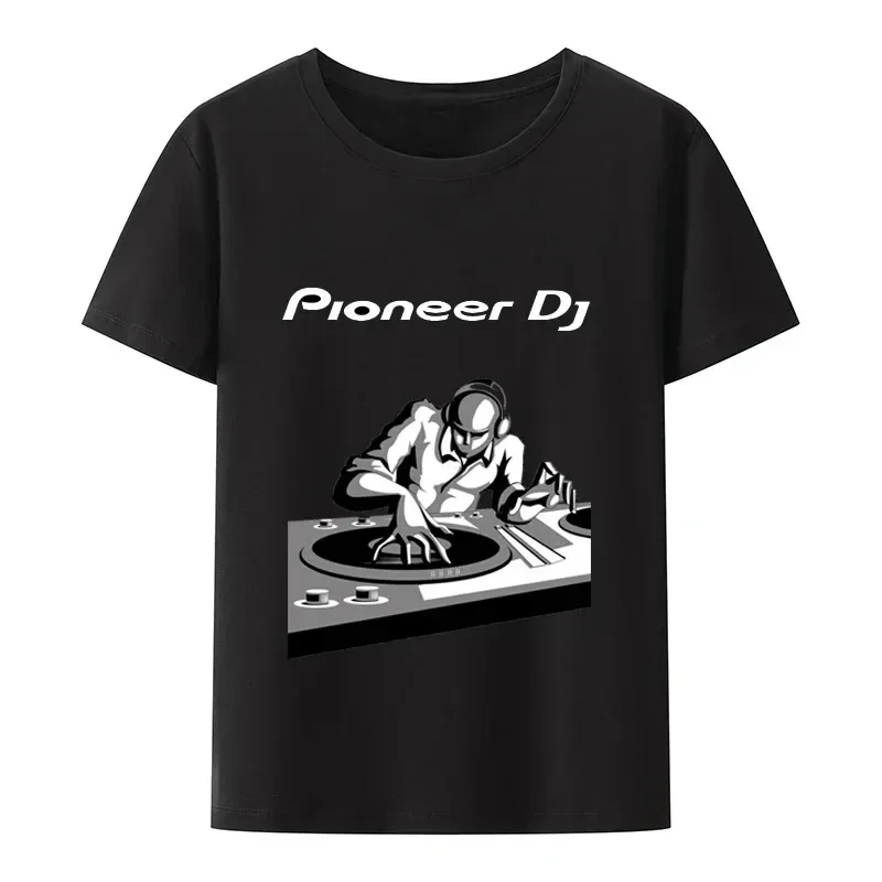 

PIONER DJ Printed Men's T-shirt CDJ DDJ DJM 2000 1000 NEXUS Play Women's T-shirt Fun Top Cotton Fashion Large Trendy T-shirt