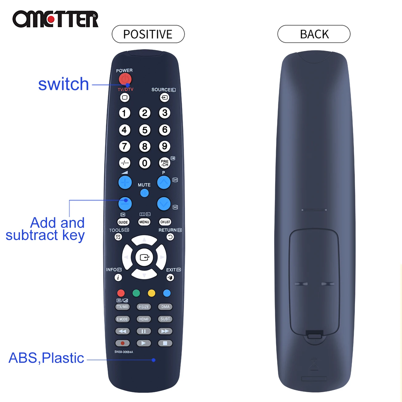 جديد BN59-00684A صالح لسامسونج التلفزيون عن بعد التحكم LE26A456C2C LE32A457C1D LE32A466C2M LE26A456C2D LE26A457C1C LE26A457C1D