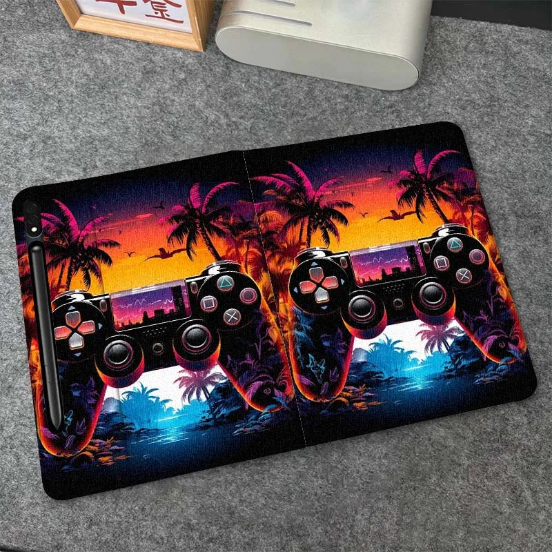 

Game controller pattern For Samsung Galaxy Tab S6 S8 S9 S10 Lite FE 10.4 11 Inch 2022 2024 Tablet Case