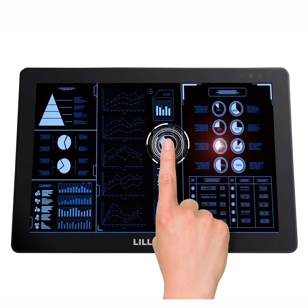 

10-Inch IP65 Waterproof High-Brightness 1500 Nits 10-Points Touch Screen LCD Monitor with VGA Input for Industrial Use