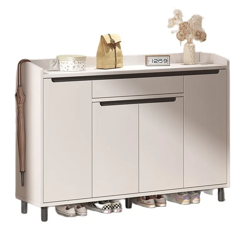 خزانة الأحذية خزانة الشرفة المنزلية للباب داخلي 2025 شرفة متكاملة جديدة على الحائط خزانة تخزين ذات سعة كبيرة Sho #5