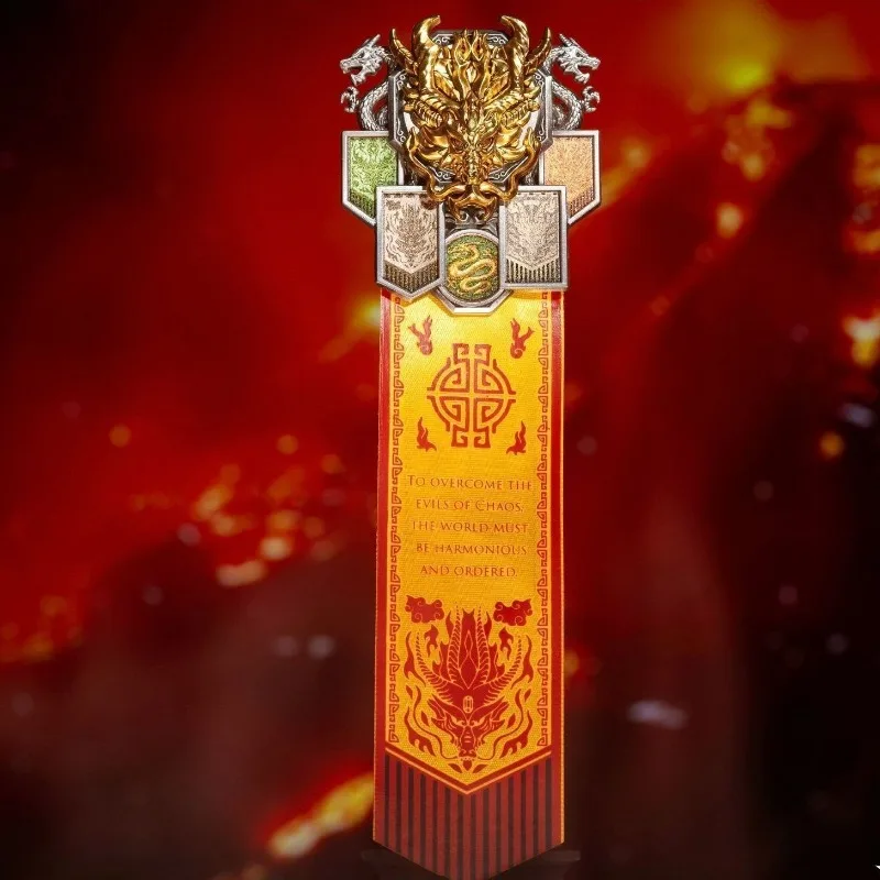 2026Hot New Premium Grand Cathay Dragon Emperor Provinces Banners Pins Brooch Celestial Empire Badge