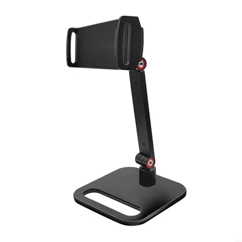 

4X7E Aluminum Tablets Holder Monitor Stand With Expandable Clamp Fit 4.7inch-18inch Screens Vertical Horizontal Viewing