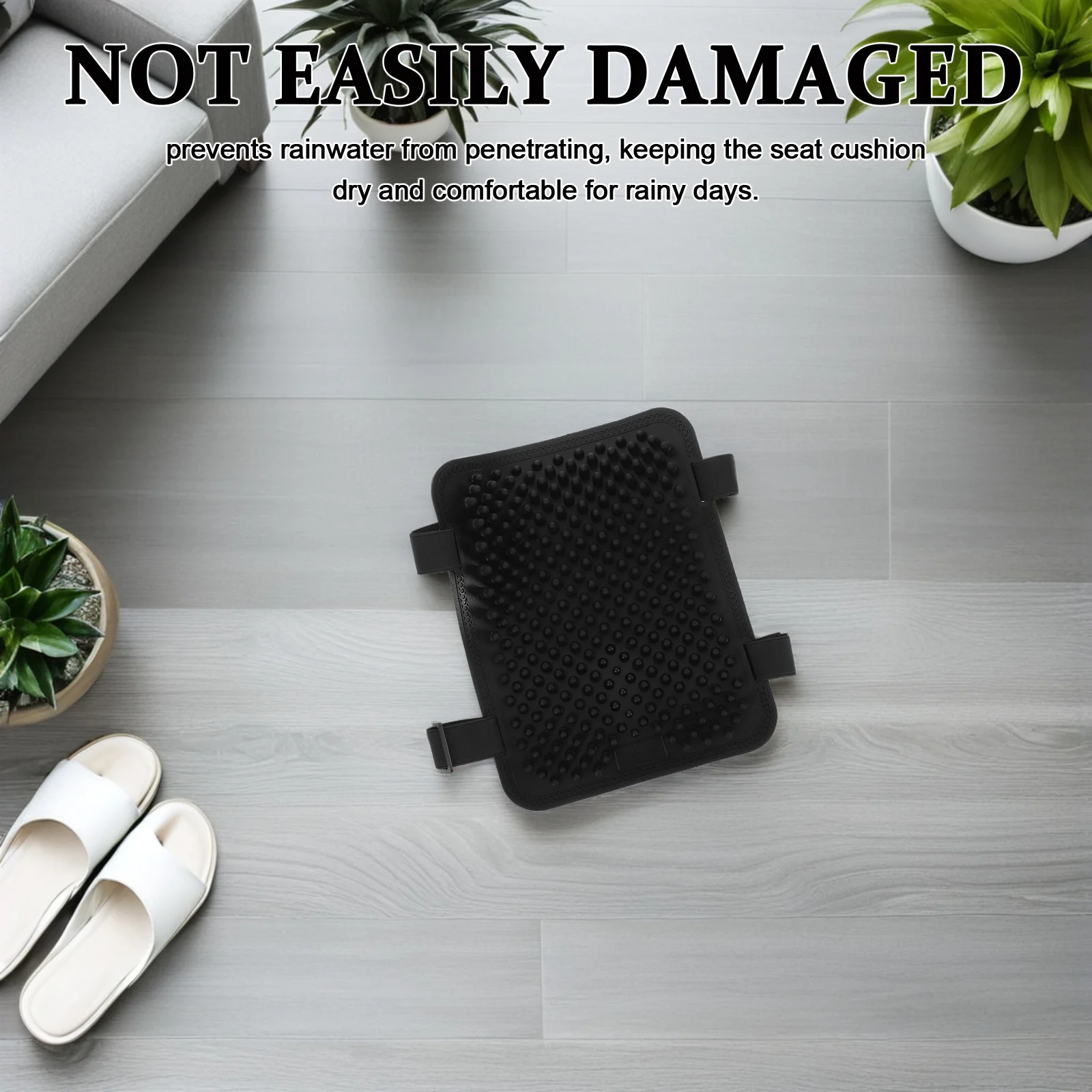 

Motorcycle Seat Cushion Gel Pad Silicone Shock Absorbing Breathable Waterproof Non-Slip for Electric Scooter Bikes