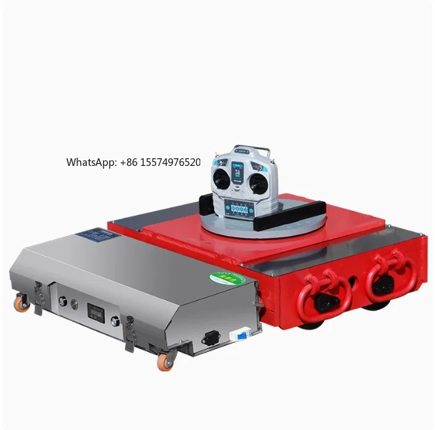 AGV Material Handling Mini Tank Automatic Guided Vehicle Cargo Moving  Skate Industrial Chassis 10-50T Heavy