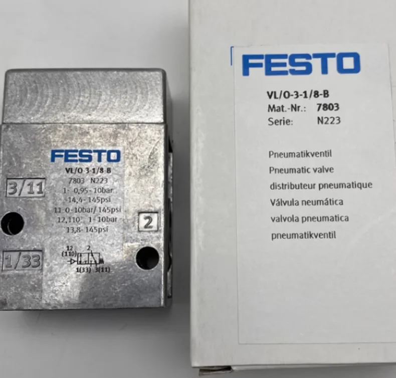 New Original FESTO control valve VL/O-3-1/8-B 7803