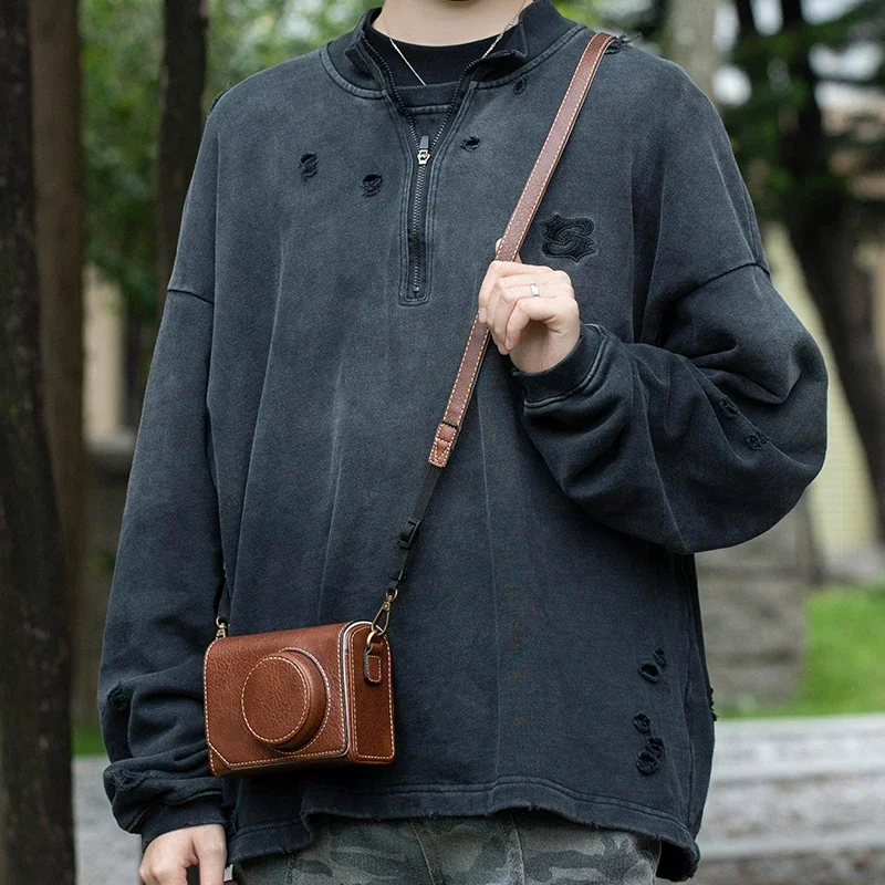 Camera Bag for Fujifilm XE5 Case XM5 X100VI XHalf Sony ZVE10 A6400 Black Card7 Canon V1 Full Bag Z30 Case