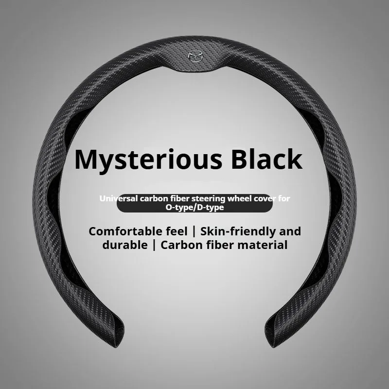 

For Mazda 3 5 6 SKYACTIV Axela Atenza CX30 CX60 CX70 CX80 CX3 CX5 CX8 CX9 MX30 MX5 RX8 RX7 BT50 BL BM Car Steering Wheel Cover