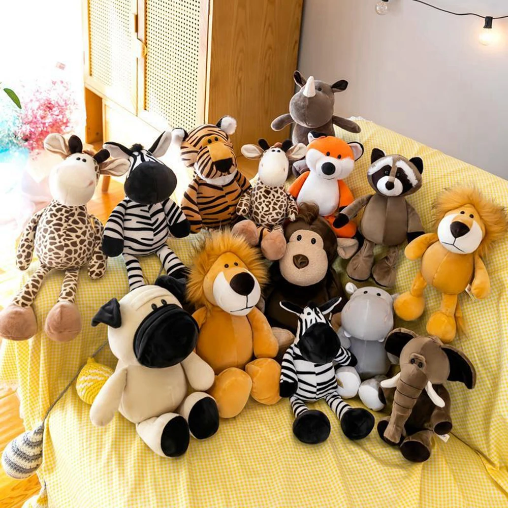 

25CM Forest Animals Many Styles Of Plush Toys Children Sleep To Soothe Giraffe Dolls Send Children Birthday Christmas Gifts