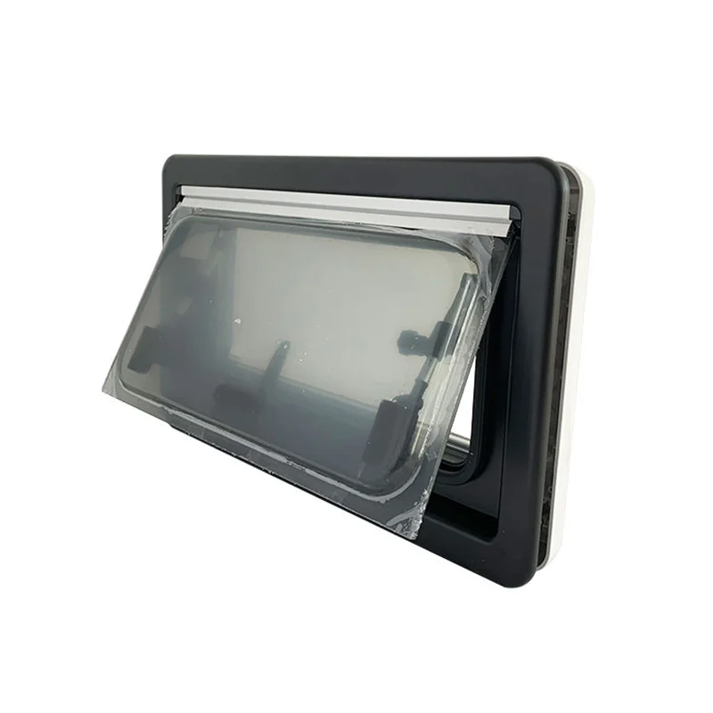 Factory Price RV Caravan Windows Premium Quality ASA Push-out Double-layer Tinted Glass Ventilation Windows with Fly Net Blind