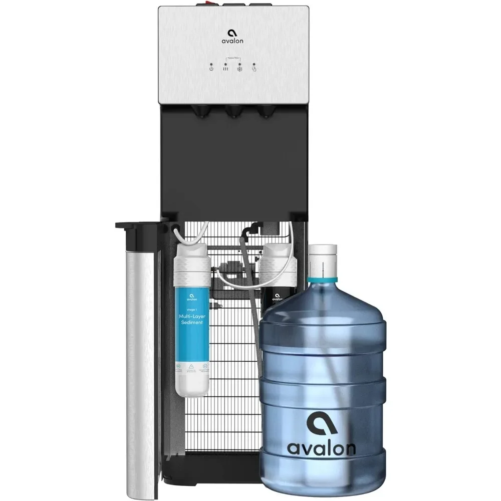 Bottom Loading Water Cooler Dispenser with BioGuard-3 Temperature Settings-UL-Filtered