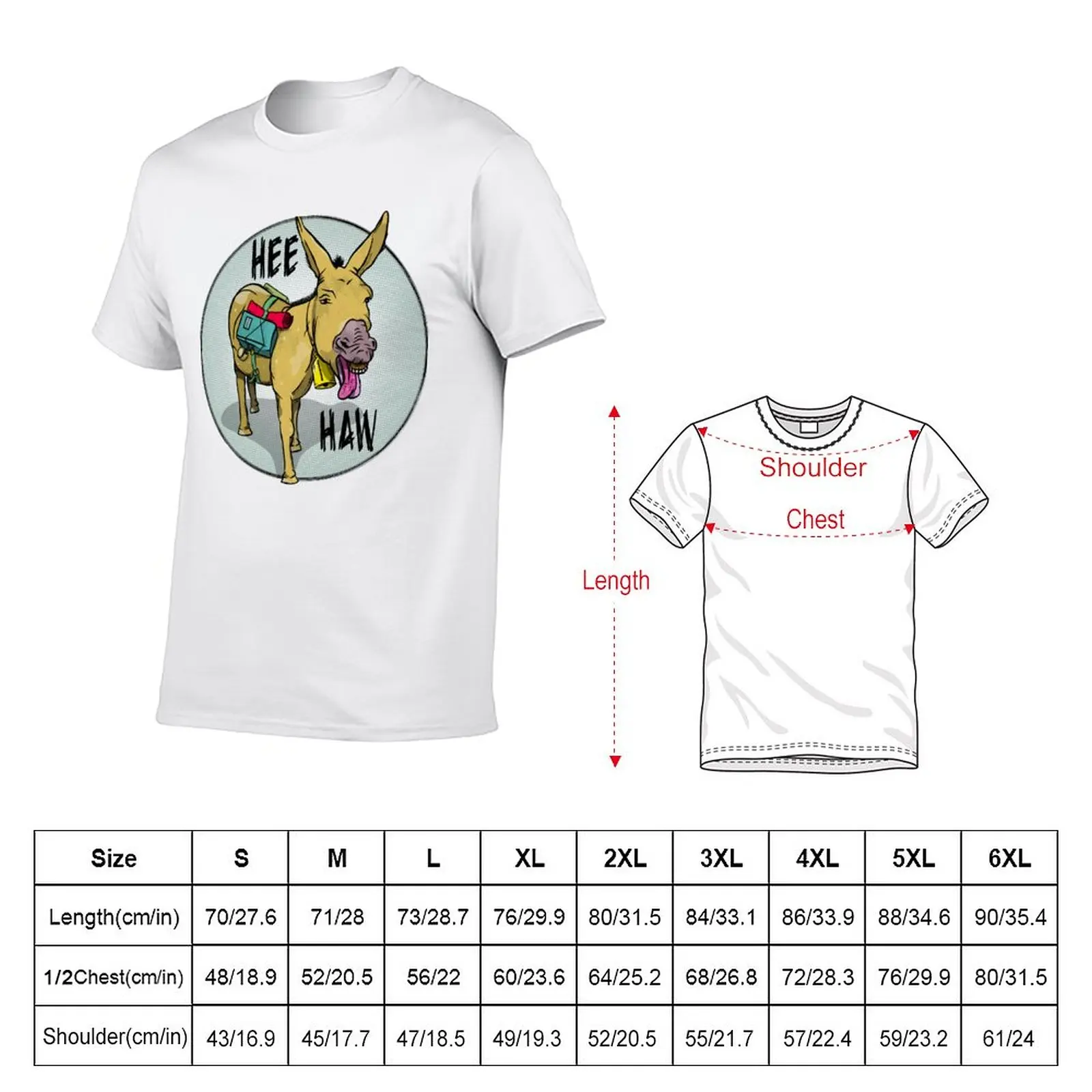 New Donkey Braying HEE HAW T-Shirt Tee shirt boys t shirts Anime t-shirt mens t shirts pack