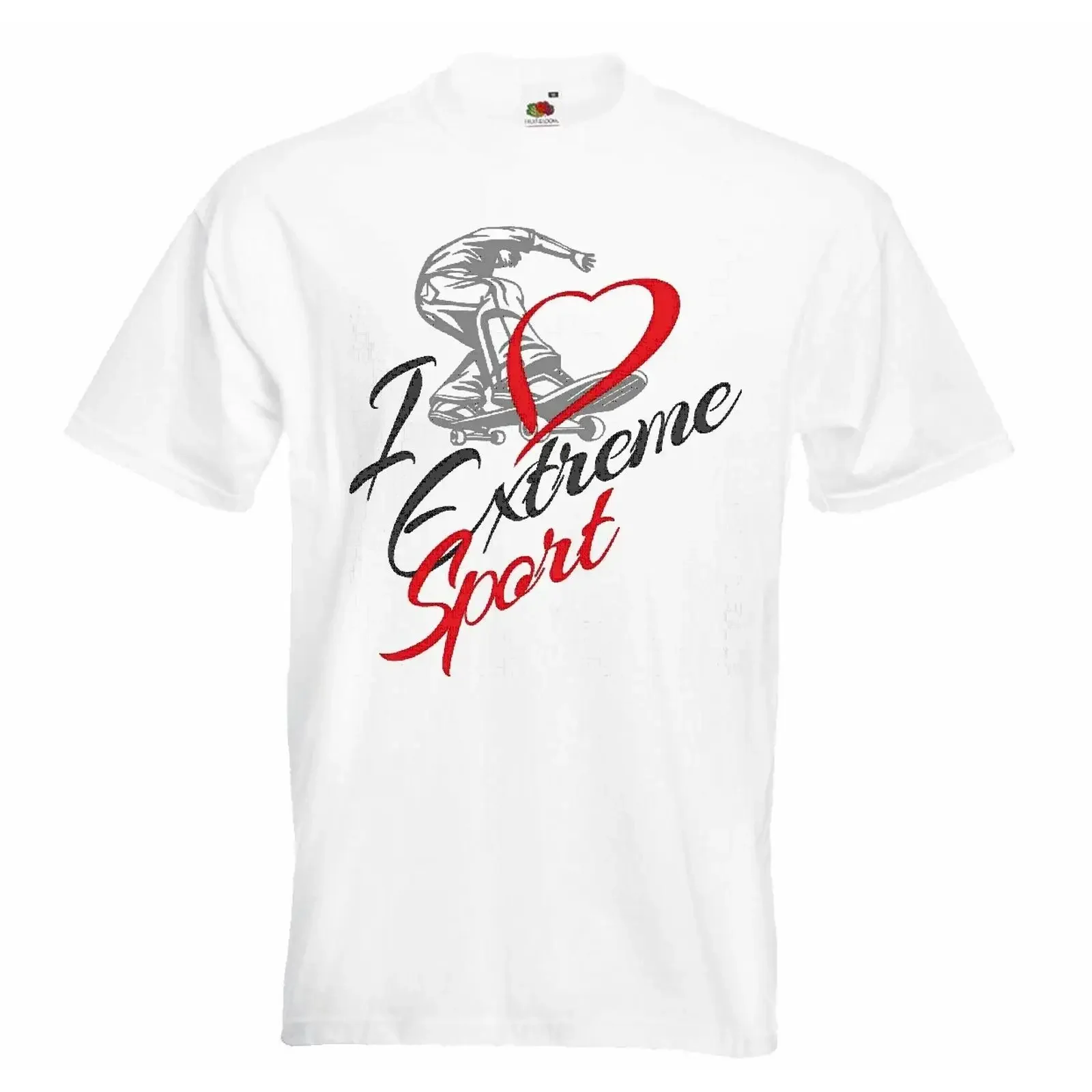 T Shirt I LOVE EXTREM SPORT SKATEBOARD SKATEBOARDFAHRER LONGBOARD vintage Washed Stylish Breathable designer clothes homme